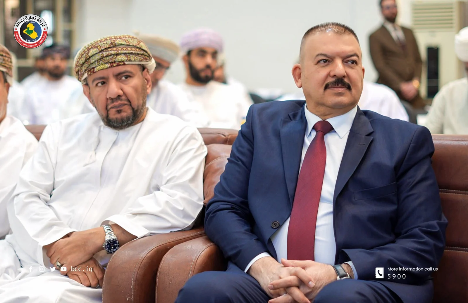 لقاء اقتصادي مع الوفد العُماني في غرفة تجارة بغداد